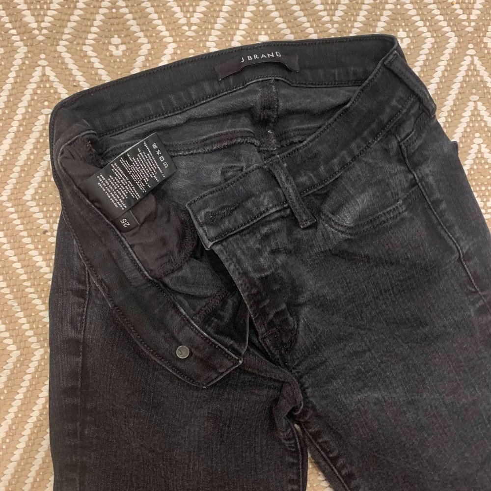 J Brand Skinny Jeans Black (25)